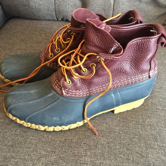 L.L. Bean duck boots | purple & blue - Picture 2 of 6